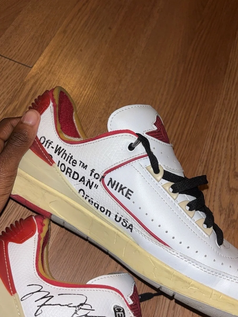 Jordan off white 2’s